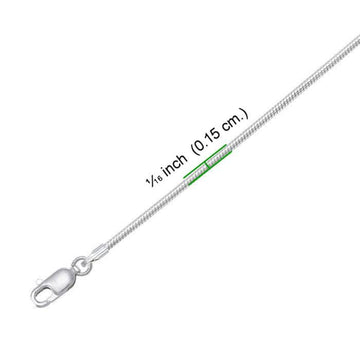 Snake Sterling Silver Chain CH3910 - Jewelry